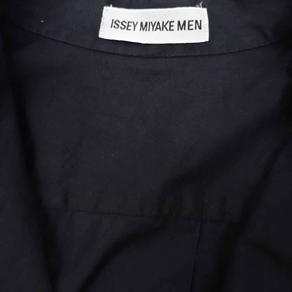 ISSEY MIYAKE イッセイミヤケ スタンドカラー バンドカラー ブラック系 M【中古】