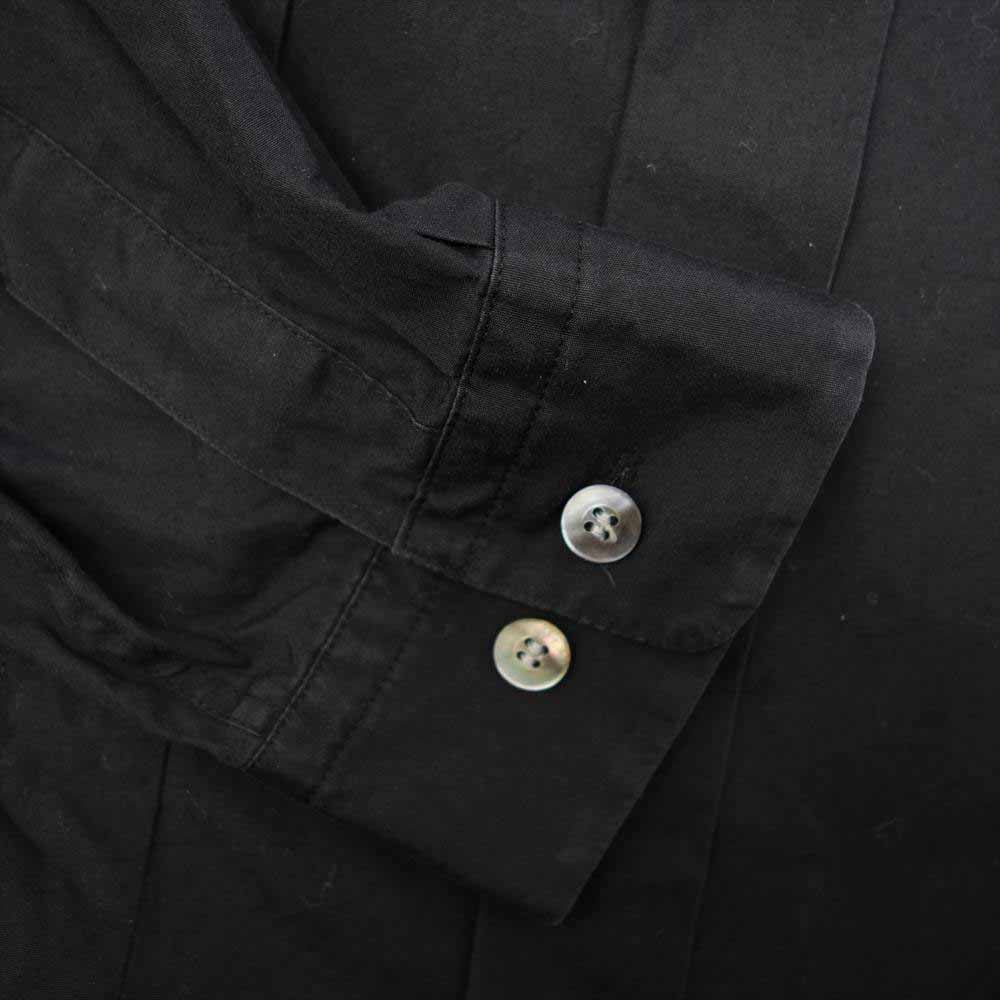 ISSEY MIYAKE イッセイミヤケ スタンドカラー バンドカラー ブラック系 M【中古】