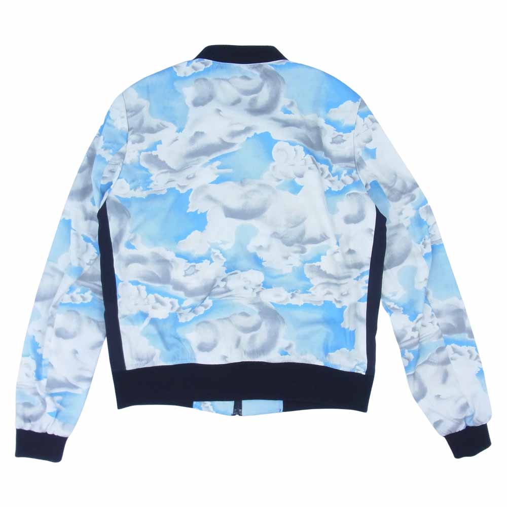 KENZO ケンゾー 国内正規品 DAY CLOUD PRINT 雲 プリント ブルゾン ライトブルー系 ブラック系 M【中古】