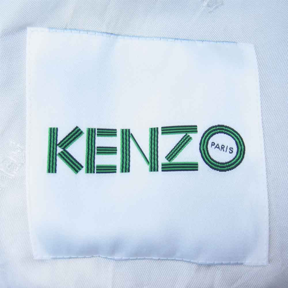 KENZO ケンゾー 国内正規品 DAY CLOUD PRINT 雲 プリント ブルゾン ライトブルー系 ブラック系 M【中古】