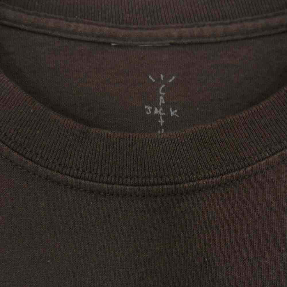 FRAGMENT DESIGN フラグメントデザイン × CACTUS JACK CJFR-SS04 TRAVISSCOTT ICONS TEE カクタスジャック トラヴィススコット 半袖 プリント Tシャツ ブラウン系 L【新古品】【未使用】【中古】