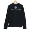 CHROME HEARTS クロムハーツ（原本無） スクロールラベル CHプラス プリント 長袖 Tシャツ ブラック系 M【中古】