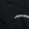 CHROME HEARTS クロムハーツ（原本無） スクロールラベル CHプラス プリント 長袖 Tシャツ ブラック系 M【中古】