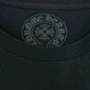 CHROME HEARTS クロムハーツ（原本無） ホースシュー フローラルクロス プリント 長袖 Tシャツ ブラック系 L【中古】