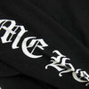 CHROME HEARTS クロムハーツ（原本無） スクロールラベル ロゴ プリント 長袖 ポケット Tシャツ ブラック系 L【中古】