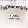 CHROME HEARTS クロムハーツ（原本無） 3 CEMETERY CROSS セメタリークロス ホースシュー プリント 半袖 ポケット Tシャツ ホワイト系 XL【中古】