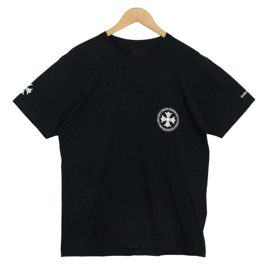 CHROME HEARTS クロムハーツ（原本無） CHプラス プリント 半袖 Tシャツ ブラック系 L【中古】