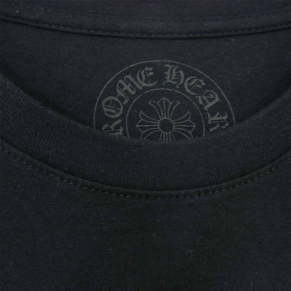 CHROME HEARTS クロムハーツ（原本無） CHプラス プリント 半袖 Tシャツ ブラック系 L【中古】