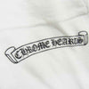 CHROME HEARTS クロムハーツ（原本無） USA スクロールラベル バック プリント 長袖 ポケット  Tシャツ ホワイト系 L【中古】