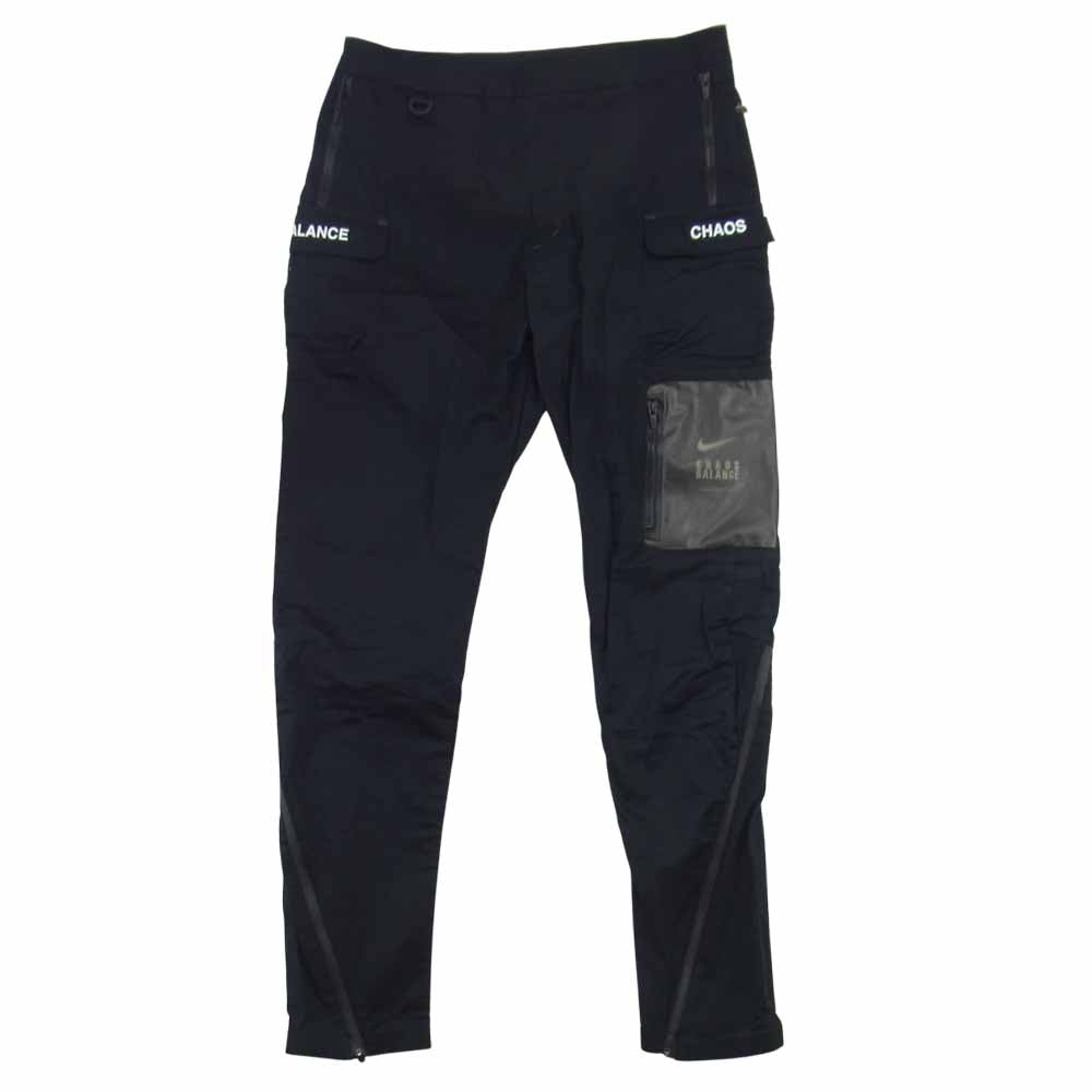 NIKE ナイキ 19AW × UNDERCOVER CD7528-010 CHAOS BALANCE アンダ―カバー マルチロゴ カーゴパンツ ブラック系 M【中古】