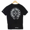 CHROME HEARTS クロムハーツ（原本無） ホースシュー プリント 半袖 ポケット Tシャツ ブラック系 L【中古】