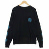 CHROME HEARTS クロムハーツ（原本無） セメタリークロス バック プリント 長袖 ポケット Tシャツ ブラック系 L【中古】