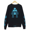CHROME HEARTS クロムハーツ（原本無） セメタリークロス バック プリント 長袖 ポケット Tシャツ ブラック系 L【中古】