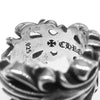 CHROME HEARTS クロムハーツ（原本無） DBL FLRL CRS RING ダブル フローラル クロス リング シルバー系【中古】