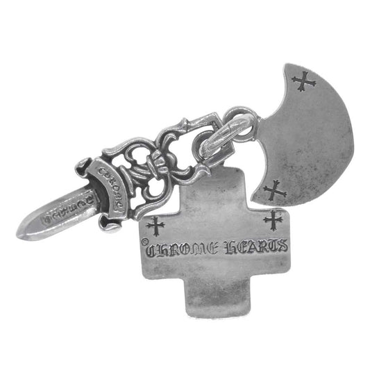 CHROME HEARTS クロムハーツ（原本無）  3 TRINKETS トリンケッツ ネックレス ペンダント トップ シルバー系【中古】