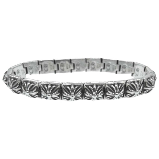 CHROME HEARTS クロムハーツ（原本無） PYRAMID PLS LNK ピラミッド プラス リンク ブレスレット シルバー系【中古】