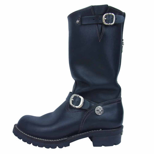 CHROME HEARTS クロムハーツ（原本無） WESCO BOSS ウエスコ ボス ガンスリンガー レザー カスタム エンジニアブーツ ブラック系 9E【中古】