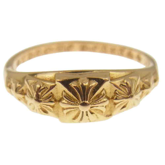 CHROME HEARTS クロムハーツ（原本無） 22K TINY PYRAMID RING タイニー ピラミッドリング ゴールド系 9.5【中古】