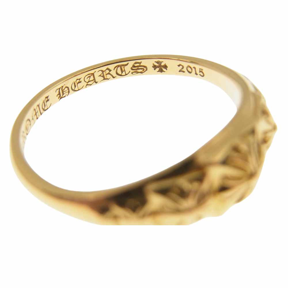 CHROME HEARTS クロムハーツ（原本無） 22K TINY PYRAMID RING タイニー ピラミッドリング ゴールド系 9.5【中古】