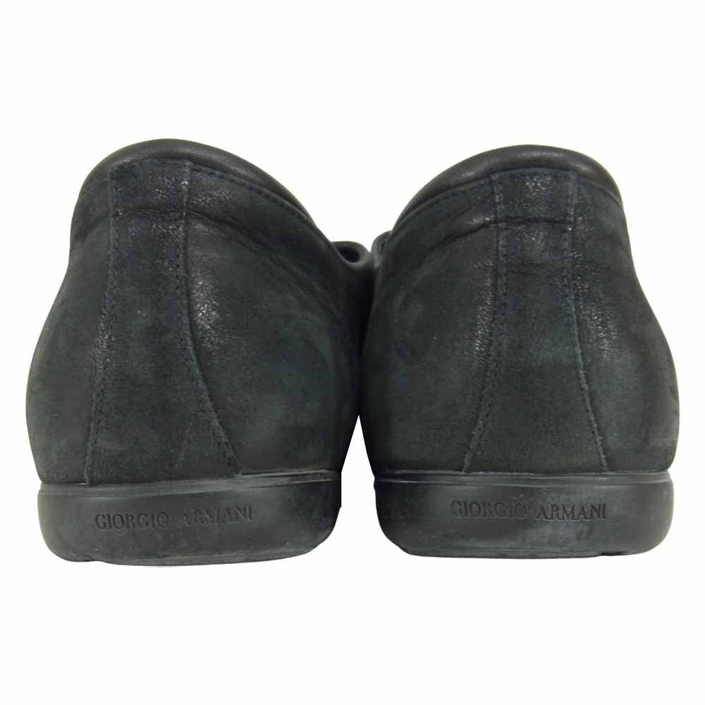 GIORGIO ARMANI ジョルジオアルマーニ プレーントゥ ブラック系 41.5【中古】