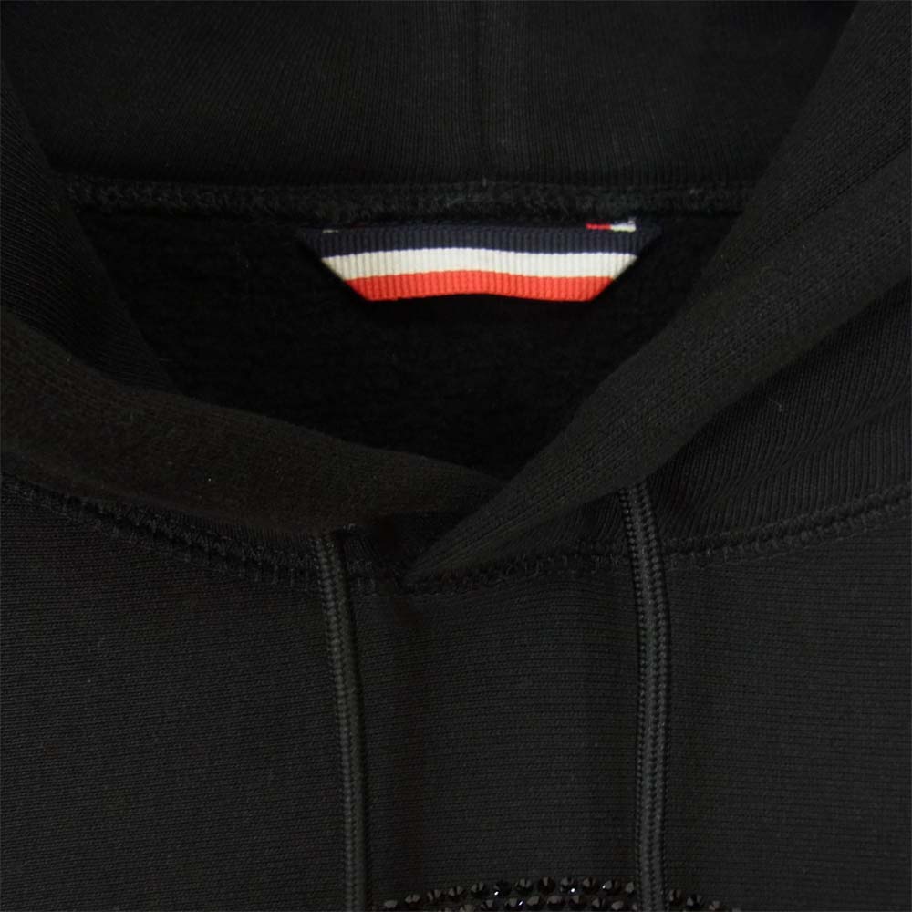 MONCLER モンクレール 19AW F20928G72240 GENIUS ジーニアス スワロフスキー プルオーバー フーディ ブラック系 M【中古】