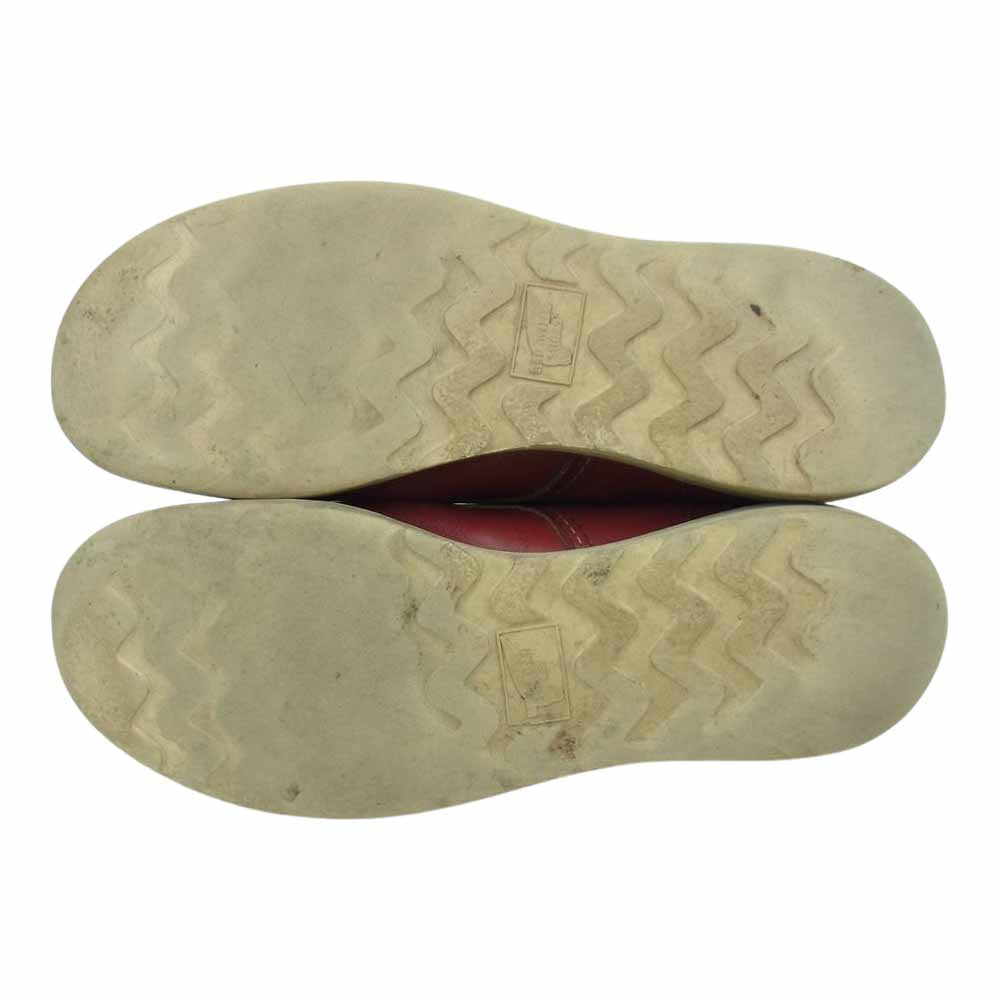 RED WING レッドウィング 9872 半円犬タグ プレーントゥ レッドブラウン系 12D【中古】