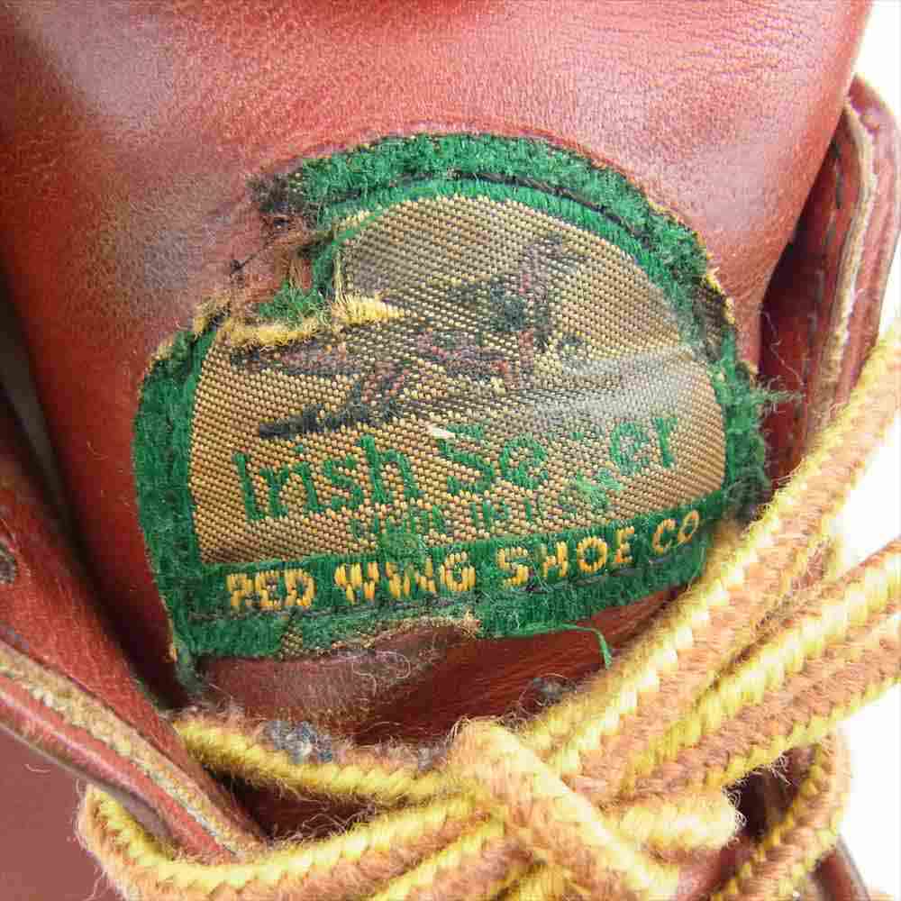 RED WING レッドウィング 9872 半円犬タグ プレーントゥ レッドブラウン系 12D【中古】