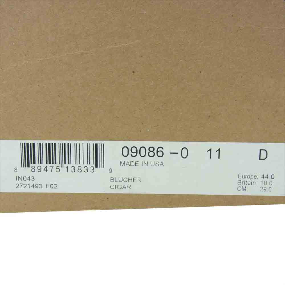 RED WING レッドウィング 9872 半円犬タグ プレーントゥ レッドブラウン系 12D【中古】