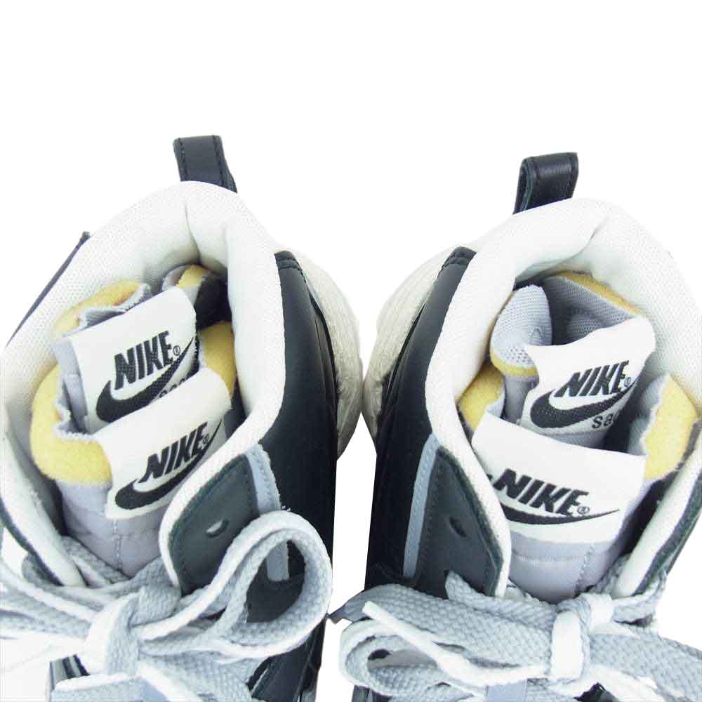 NIKE ナイキ BV0072 002 サカイ SACAI BLAZER MID ブレザー ミッド スニーカー ブラック系 グレー系 29.0cm【極上美品】【中古】