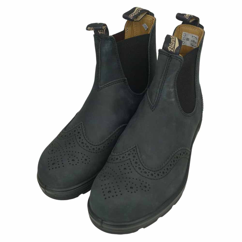 ブランドストーン 1472 CLASSIC COMFORT ウイングチップ サイドゴア ブーツ UK6 ダークグレー系 UK6【美品】【中古】