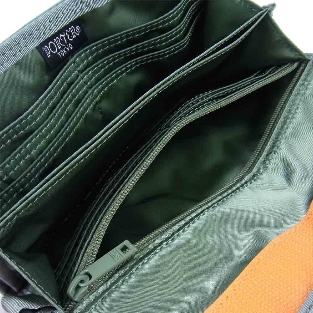 PORTER ポーター 622-68166 TANKER WALLET タンカー ウォレット 長財布 SAGE GREEN【新古品】【未使用】【中古】