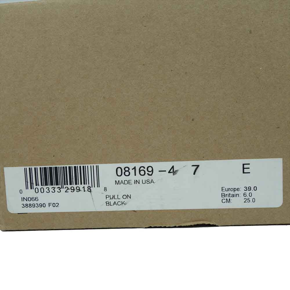 RED WING レッドウィング 8169 刺繡羽タグ Pecos Cushion sole ペコス ブーツ US7 ブラック系 7E【極上美品】【中古】