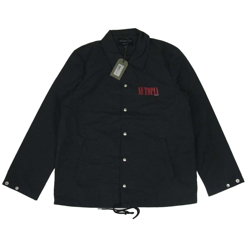 オールセインツ MJ099V SHEFF JACKET コーチ ジャケット ブラック系 M【新古品】【未使用】【中古】