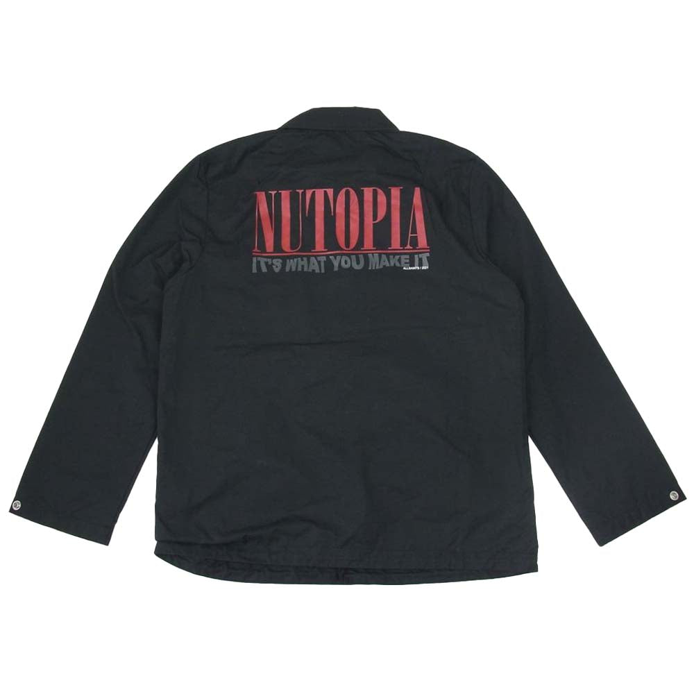 オールセインツ MJ099V SHEFF JACKET コーチ ジャケット ブラック系 M【新古品】【未使用】【中古】