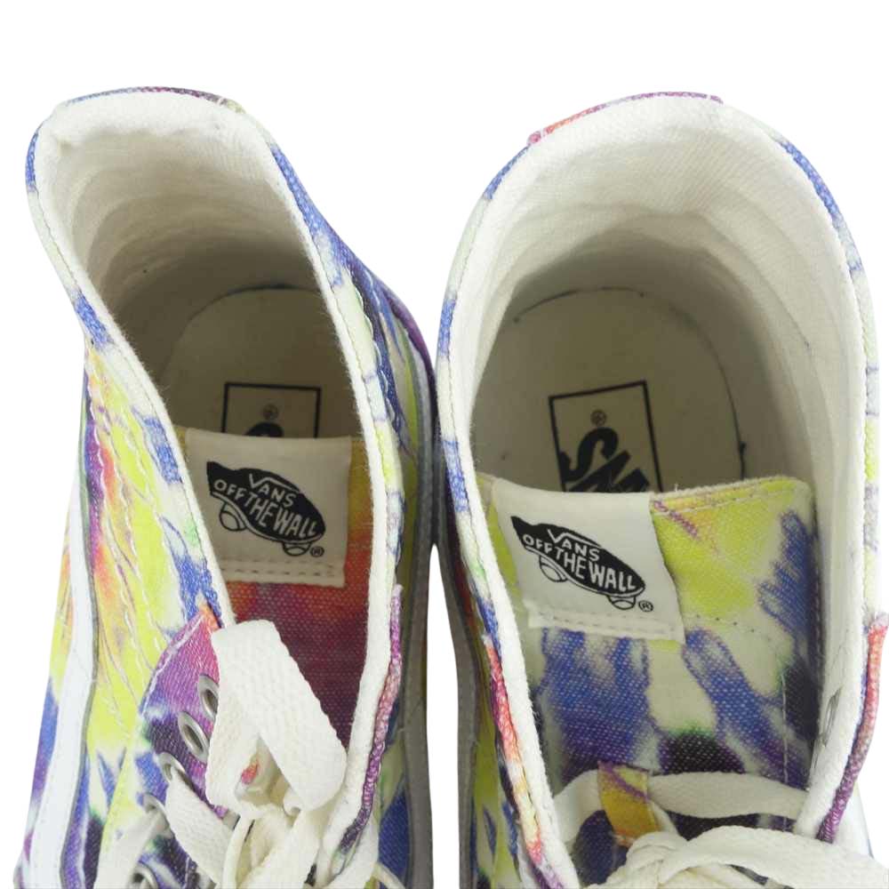 VANS バンズ VN0A4U1619X1 SK8-Hi Tapered タイダイ スケハイ ハイカット スニーカー マルチカラー系 29【美品】【中古】