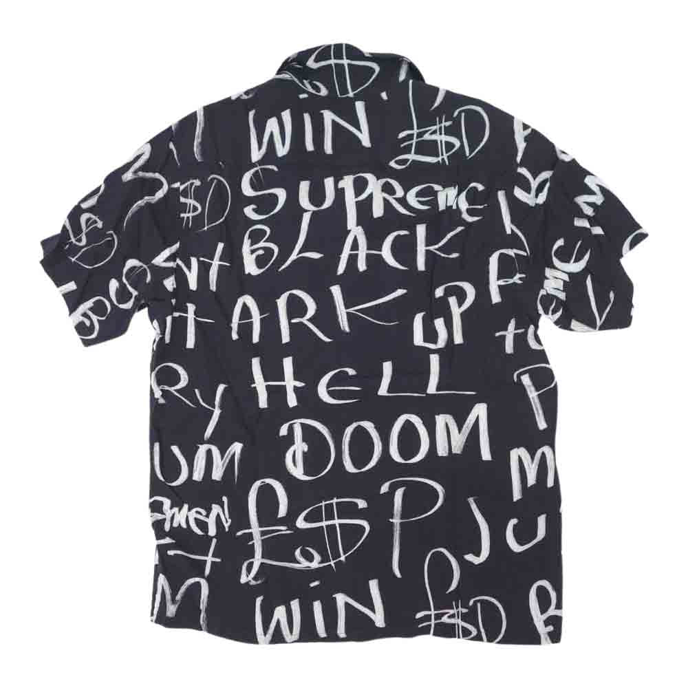 supreme Black Ark Rayon S/S Shirt S size