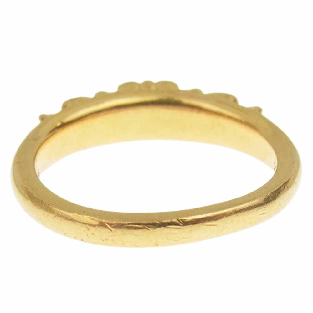 CHROME HEARTS クロムハーツ（原本無） 22K ベビークラシック フローラル クロス リング ゴールド系 19号【中古】
