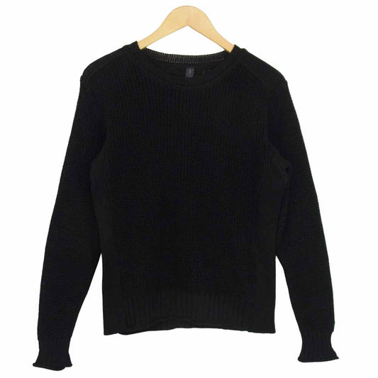 wjk ダブルジェイケイ 6861 kw86t GIMA crew neck knit クルーネック ニット ブラック系 S【美品】【中古】