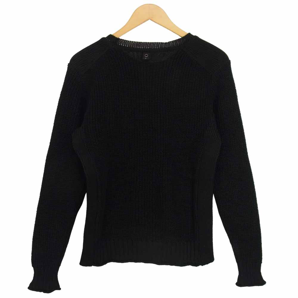 wjk ダブルジェイケイ 6861 kw86t GIMA crew neck knit クルーネック ニット ブラック系 S【美品】【中古】