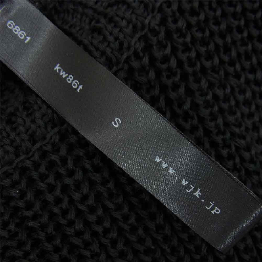 wjk ダブルジェイケイ 6861 kw86t GIMA crew neck knit クルーネック ニット ブラック系 S【美品】【中古】