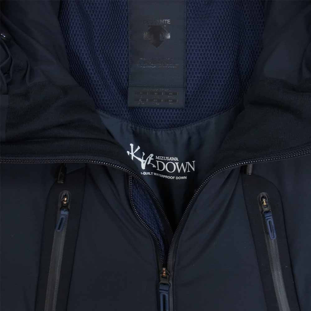 DESCENTE デサント DAMMGK30U ALLTERRAIN オルテライン MOUNTAINEER 水沢ダウン マウンテニア ダウン ジャケット ネイビー系 S【中古】