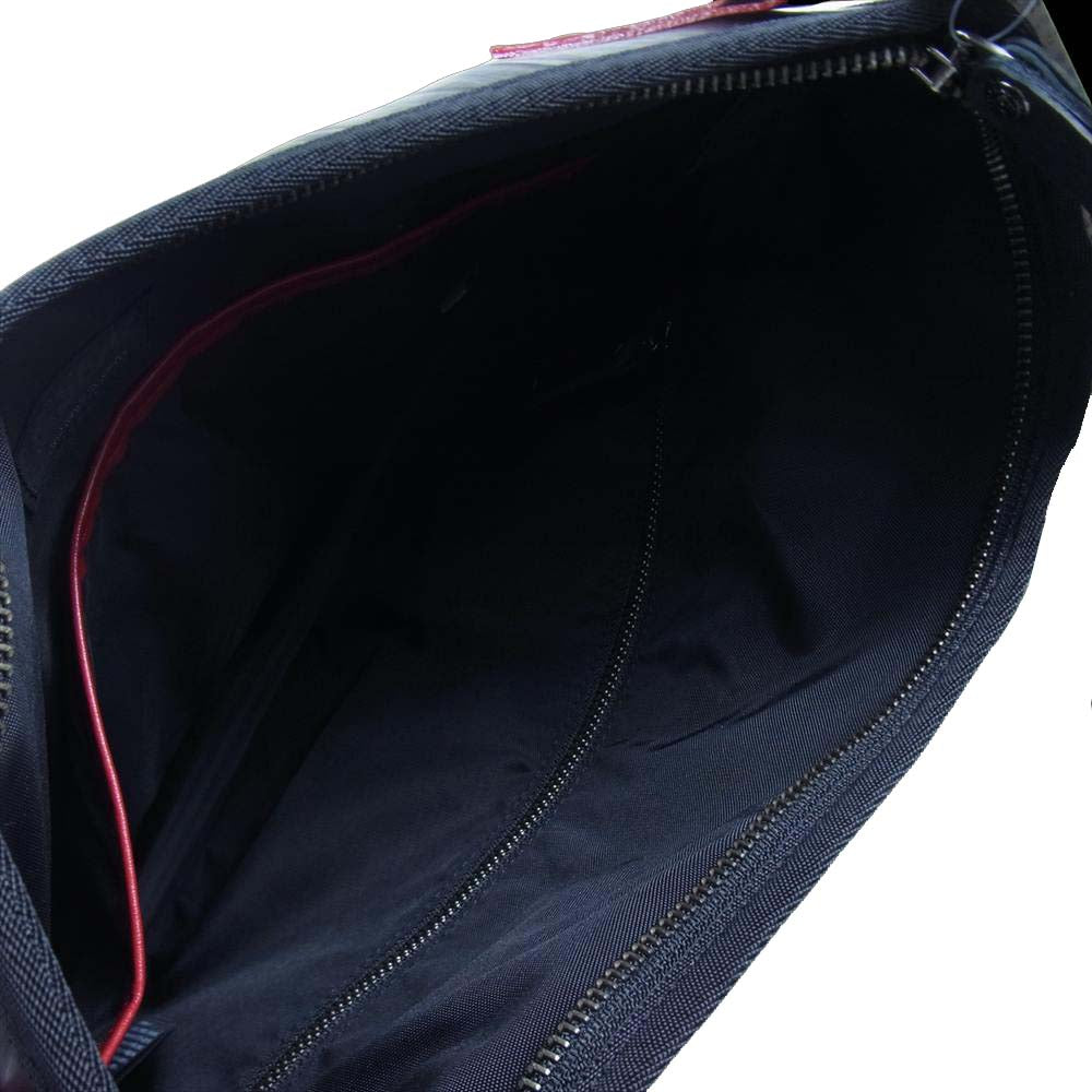 シール ウエスト ポーチ バッグ ウエストポーチ 日本製 ブラック系【極上美品】【中古】