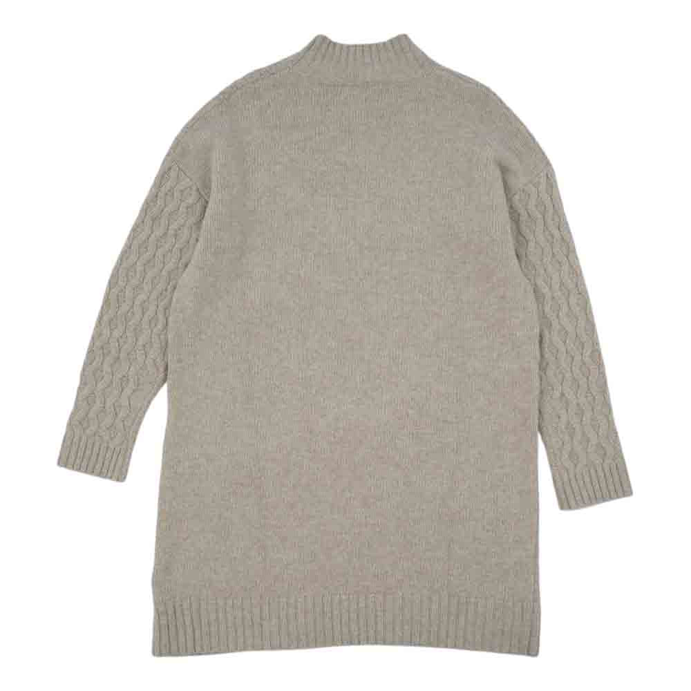 MAX MARA マックスマーラ 15-32-60403 WEEKEND ウィークエンド モックネック ケーブル ニット ベージュ系 M【新古品】【未使用】【中古】