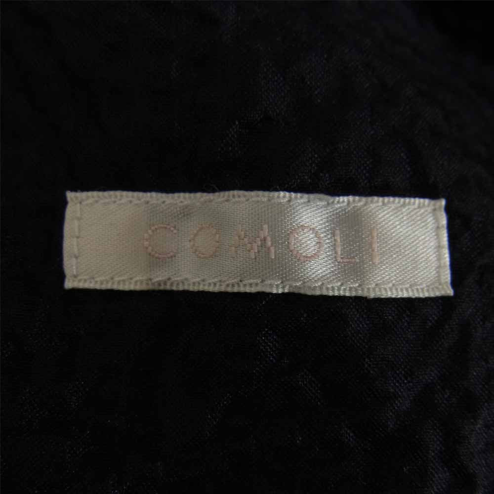 COMOLI コモリ 19SS P01-01014 シルク シア サッカー ジャケット ネイビー系 1【新古品】【未使用】【中古】