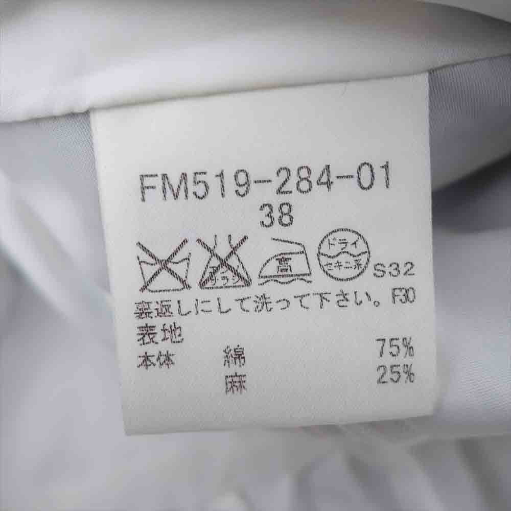 BURBERRY BLUE LABEL バーバリーブルーレーベル チェック ワンピース 日本製 ベージュ×ホワイト 38【中古】