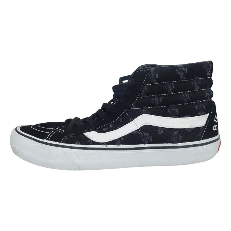 Supreme シュプリーム 20SS SK8 HI Reissue Pr Hole Punch Denim 29.5cm  ブラック系 ホワイト系 29.5【中古】