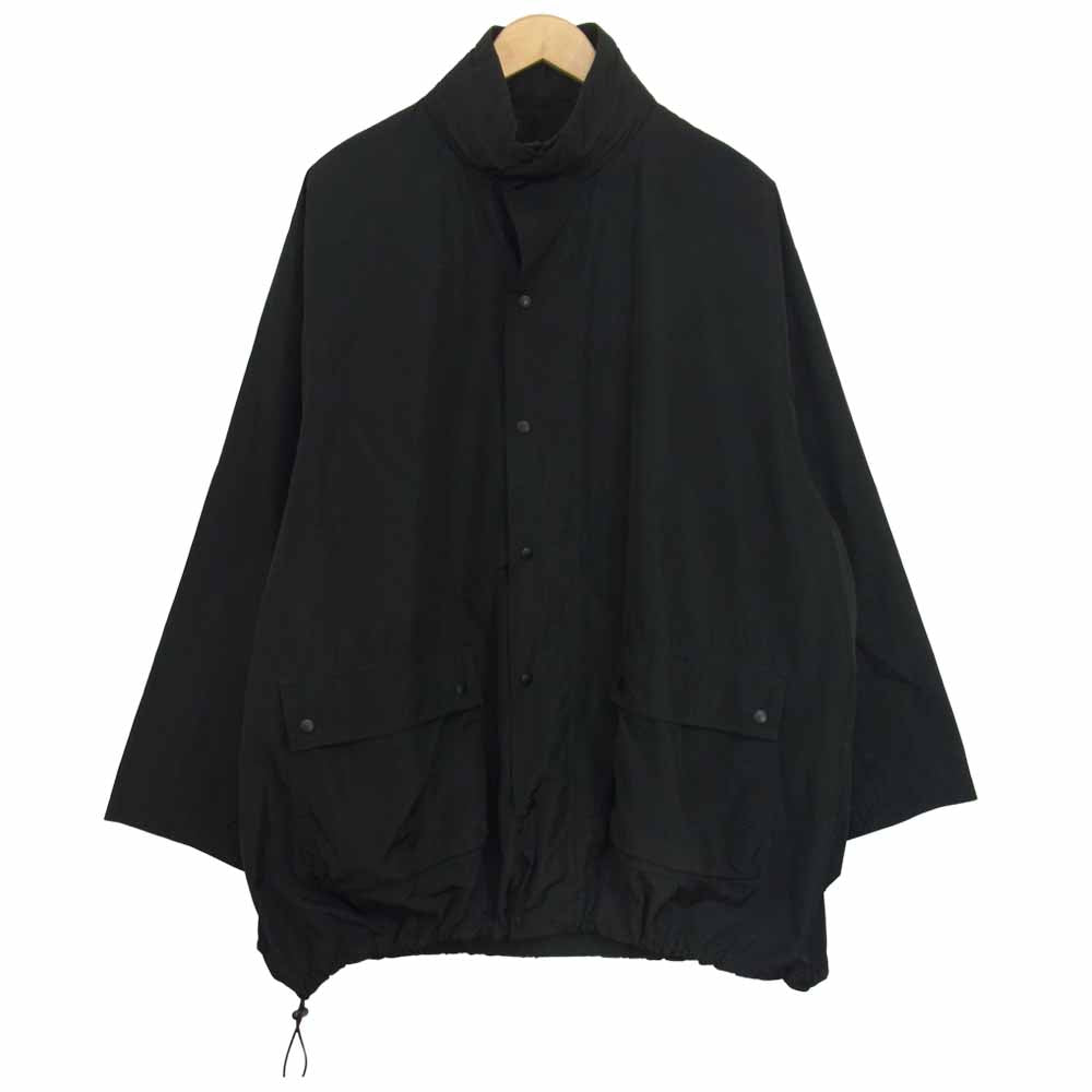 BALENCIAGA バレンシアガ 518205 TYD36 国内正規品 バックロゴ オーバーサイズ レイン ジャケット ブラック系 36【中古】