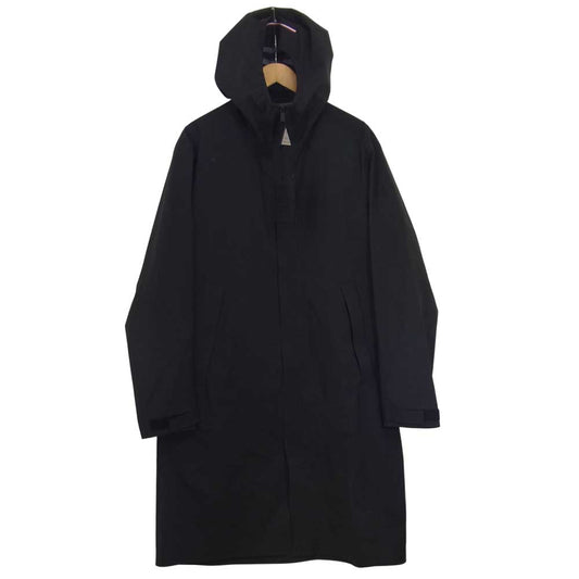 MONCLER モンクレール G10911D70200 国内正規品 GAVRAS GIUBBOTTO フーディー ジップアップ コート ブラック系 3【極上美品】【中古】