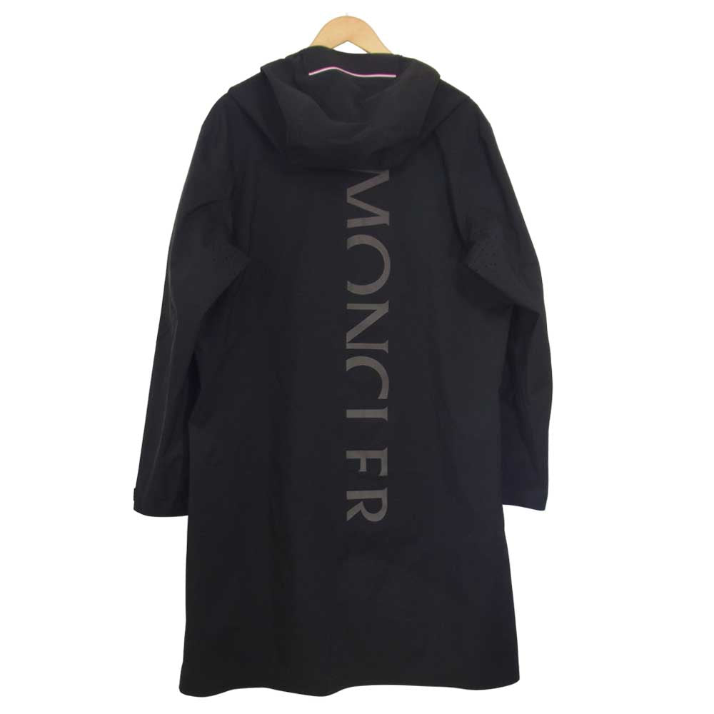 MONCLER モンクレール G10911D70200 国内正規品 GAVRAS GIUBBOTTO フーディー ジップアップ コート ブラック系 3【極上美品】【中古】