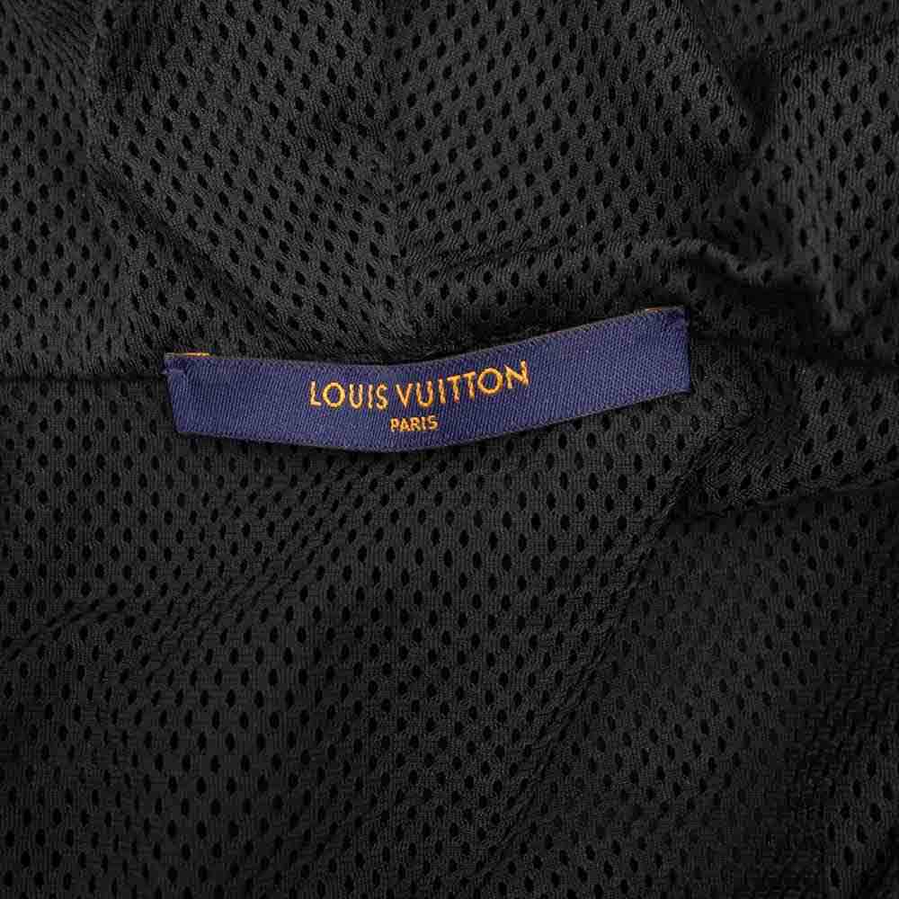 LOUIS VUITTON ルイ・ヴィトン 20AW HJY14W 国内正規品 NIGO スクエアード LV ジップ フード ブルゾン ブラック系 XL【極上美品】【中古】